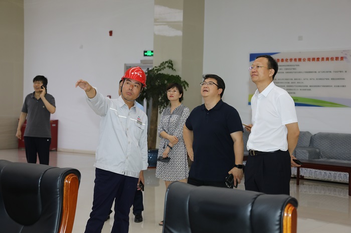 中国信达资产管理公司总经理邓立新一行到鲁泰化学调研指导工作2.JPG
