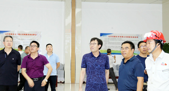 山东省氯碱行业协会秘书长宋祥东一行到鲁泰化学参观考察调研01_副本.jpg